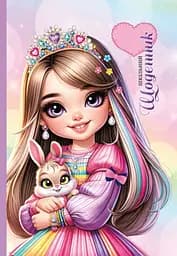 Щоденник, 55 г, 7БЦ, 165x240 мм, 40 аркушів, високий лак із перламутром, 24049