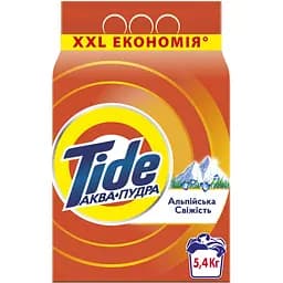 Пральний порошок Tide Аква-Пудра Альпійська свіжість 5.4 кг