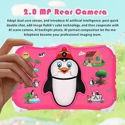 Дитячий планшет Meijiahui K1 Android-15 Penguin / Планшет 7" 6GB / 128GB / Дитячий планшетний ПК з екраном 7 дюймів Рожевий - мініатюра 5