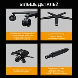 Крісло ігрове Anda Seat Kaiser 2 Pro Size XL Gray Linen Fabric (AD12YXL-17-G-F-G01) - мініатюра 14
