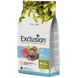 Корм Exclusion Puppy Tuna Medium Breed для цуценят середніх порід з тунцем 12 кг
