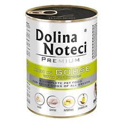 Консерва Dolina Noteci Premium 400г для собак з гусем і картоплею