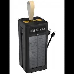 Power Bank 7GO GPW-01, ємність 50000 mAh, сонячна зарядка, швидка зарядка PD 22.5 W