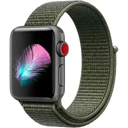 Ремінець DK CDK для Apple Watch 46mm (Series 10) Nylon Sport Loop (09038) (olive flak)