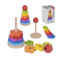 Дерев’яна гра Fun Game Пірамідка, 50046