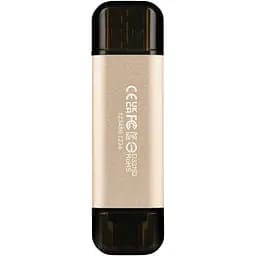 USB флеш накопичувач Transcend 512GB JetFlash 930C Gold-Black USB 3.2/Type-C (TS512GJF930C) - мініатюра 7
