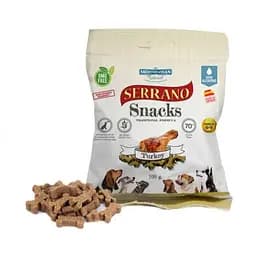 SERRANO Натуральные лакомства для собак 100г, ИНДЕЙКА