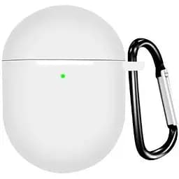 Чохол-накладка DK Silicone Candy Friendly з карабіном для Xiaomi Redmi Buds 4 (white)