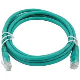 Патч-корд UTP Atcom RJ45, Cat.6, мідь, 0.5 м, зелений (9501)