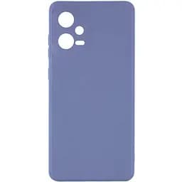 Силиконовый чехол Candy Full Camera для Xiaomi Poco X5 5G / Note 12 5G Голубой / Mist blue
