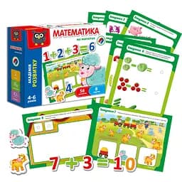 Гра на магнітах Vladi Toys Математика, укр. мова (VT5411-04) - мініатюра 2