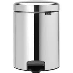 Ведро для мусора Brabantia Pedal Bin полированная сталь 5 л (112621)