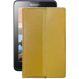 Чехол StatusCASE из экокожи для планшета Lenovo Idea Pad A3500 Золотой