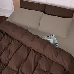 Підковдра MirSon Фланель Cappuchino-Brown 160х220 см (2200009658129) - мініатюра 7