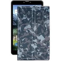 Чохол StatusCASE з екошкіри для планшету Bravis NB851 8 3G Хаки-синій