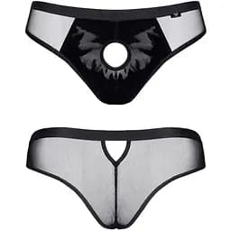 Чоловічі труси-бразиліани Regnes Fetish Planet otwartym S (чорний)