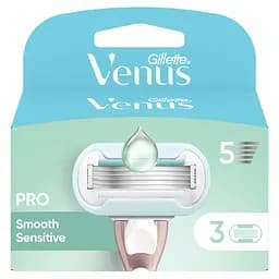 Змінні картриджі для гоління Venus Pro Smooth Sensitive 3 шт.