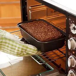 Форма прямокутна хлібна для випікання хліба із вуглецевої сталі з антипригарним покриттям 25x13x6.5 см, A-plus Чорний 83127