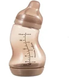 Антиколікова пляшечка для годування Difrax S-bottle Natural Caramel із силіконовою соскою 170 мл (705 Caramel)