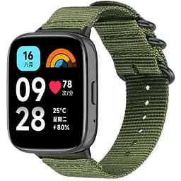 Нейлоновый ремешок Primo Traveller для часов Xiaomi Redmi Watch 3 Active Army Green