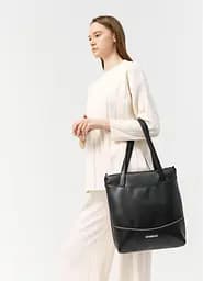 Жіноча сумка Sambag Shoper NOVA чорна 34 х 30 х 7 см (93140101) - мініатюра 3