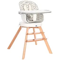 Стульчик для кормления Lorelli Napoli Grey hexagons серый (23728)