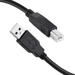 Кабель для принтера ColorWay USB 2.0 AM/BM 3.0m black (CW-CBUB073-BK) - мініатюра 2