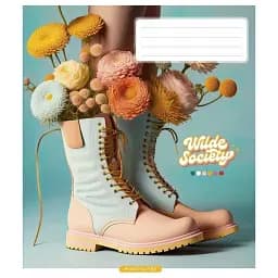 Тетрадь общая Школярик Wilder society 036-3274L-1 в линию 36 листов