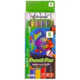 Фломастери Bertand, 6 кольорів (853804)