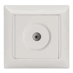 Розетка телевизионная встраиваемая закал.керамика Primera белая 3009 LUXEL