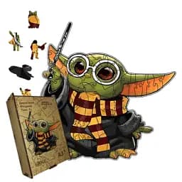 Пазл деревянный Волшебник Грога, А3, Картонная коробка 200 элементов