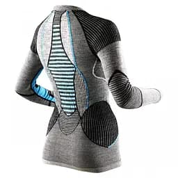 Термокофта X-Bionic Apani® Merino By X-Bionic® Fastflow Lady Shirt XS Сірий (1068-I100467 XS B284) - мініатюра 2