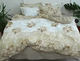 Комплект постільної білизни TAG Tekstil з компаньйоном Євро 000210481 (R-T9137) - мініатюра 2