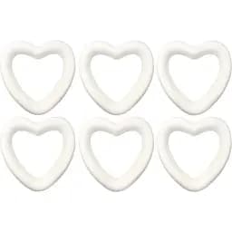Набір пінопластових Сердець 20 см 6 шт.