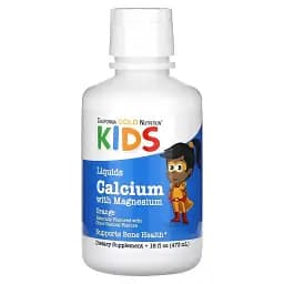 Детский жидкий кальций с магнием California Gold Nutrition Children's Liquid Calcium with Magnesium вкус апельсина 473 мл
