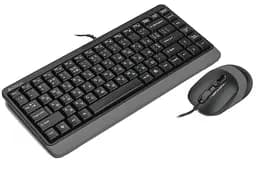Бездротовий комплект (клавіатура + миша) A4Tech F1110 Fstyler Wireless Black-Grey (F1110 Grey)) - мініатюра 2