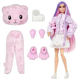 Лялька Barbie Cutie Reveal М'які та пухнасті, в костюмі ведмежа (HKR04) - мініатюра 2