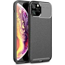 Чохол-накладка iPaky Carbon Fiber Series/Soft TPU Case Apple iPhone 11 Pro Black