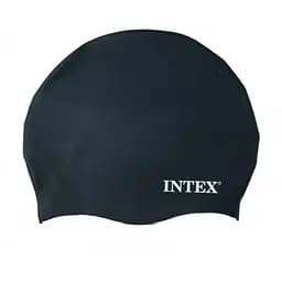 Шапочка для плавания Intex 55991 силикон от 8 лет 20 см черный
