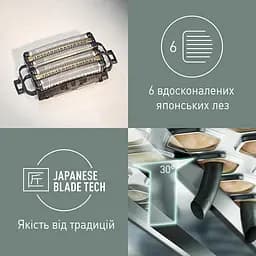 Електробритва Panasonic ES-LS6A-K820-AS в комплекті з додатковою змінною сіткою для електробритв Panasonic WES9600Y1361 - мініатюра 7