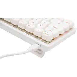Ігрова магнітна клавіатура Kondor Starlight MAGNETIC / Дротове підключення / Magnetic Switch / White - мініатюра 4