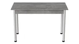 Стіл кухонний Ferrum-decor Беніта 75x120x70 Білий ДСП Бетон 16мм (FRD-105567)