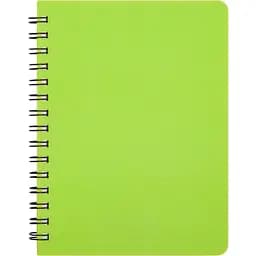 Книга записна Buromax Bright в клітинку А6 спіраль салатова 60 аркушів (BM.24654155-15)