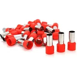 Кабельний наконечник VE50-20, 50,0мм перетин затискання кабелю, довжина мідної трубки 20мм, ізоляція, 100шт в упаковці