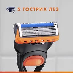 Подарунковий набір Gillette Fusion 5 UEFA Champions League Special Edition: станок для гоління з 4 змінними картриджами + Гель для гоління для чутливої шкіри 200 мл + косметичка - мініатюра 6