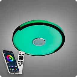 Люстра світлодіодна 517 Dlight RGB з пультом і колонкою 80Вт Білий (02162) - мініатюра 5