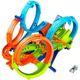 Трек Hot Wheels Безумные виражи и петли (HXR70)