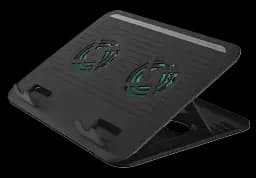 Підставка для ноутбука до 16" Trust Cyclone, Black, 2x8 см вентилятори, 8 рівня підйому та нахилу, 230х300х15 мм, 531 г (17866)