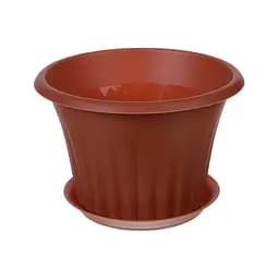 Кашпо Idea Home з підставкою 18 см (3156-IH-теракотовий)