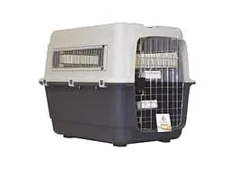 Переноска пластикова для авіаперевезень Croci Vagabond 7 колеса+2 напувалки 100x67x75см